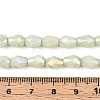 Anti-Tarnish Electroplate Glass Beads Strands X-GLAA-T025-13A-04-4