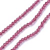 Faceted Glass Beads Strands X-G-F619-09D-2mm-1