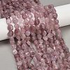 Natural Madagascar Rose Quartz Beads Strands G-Q060-E21-03-1