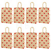 10Pcs Valentine's Day Paper Bags CARB-TADJ0001-01C-1