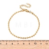 304 Stainless Steel Ball Chain Bracelets BJEW-C134-01C-G-5