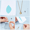 2Pcs 2 Colors 304 Stainless Steel Heart Urn Ashes Necklaces NJEW-CN0001-28B-6