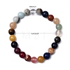 Assorted Stone Beads Bracelets X-BJEW-Q300-2