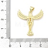 Brass Micro Pave Cubic Zirconia Pendants KK-D317-093G-01-3