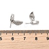 Brass Micro Pave Cubic Zirconia Pendant Bails KK-Z131-03P-3