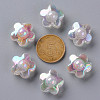 Transparent Acrylic Beads TACR-S152-09B-06-3