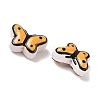 Transparent Glass Enamel Beads LAMP-C023-03G-3