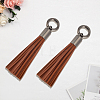2Pcs Imitation Leather Tassel Pendant Decorations AJEW-CL0005-10B-7