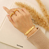 304 Stainless Steel Snake Chains Bracelets WGDD3E4-02-1