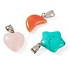Fashewelry Natural/Synthetic Gemstone Pendants G-FW0001-01-3
