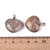 Natural Gemstone Pendants G-N362-05P-10-3