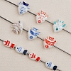 Handmade Porcelain Ceramic Beads PORC-Z003-04B-1