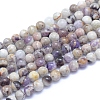 Natural Chevron Amethyst Beads Strands G-L552H-06A-1