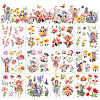12 Sheets 12 Style PVC Stickers DIY-WH0570-005-1