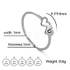 304 Stainless Steel Finger Rings for Women Men FS-WGB974C-64-1