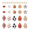 DIY Sports Themed Pendants Jewelry Making Finding Kits DIY-PJ0001-35-2