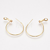 Brass Hoop Earrings X-KK-S348-406A-2