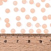 FGB Frosted Transparent Glass Seed Beads SEED-N013-02A-04-4