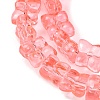 Transparent Glass Beads Strands GL-CBAAE04-01H-3
