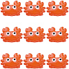 10Pcs Glass Enamel Beads LAMP-PA0001-44C-1