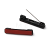 Plastic Adhesive Back Bar Pins with Platinum Iron Pins KY-D025-01B-02-1