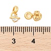 Brass Micro Pave Cubic Zirconia Pendants KK-U056-13G-3