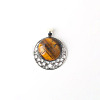 Natural Tiger Eye Pendants PW-WGDEB18-03-1