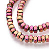 Electroplated Synthetic Non-magnetic Hematite Beads Strands G-T139-61G-3