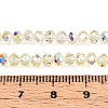 Transparent Glass Beads Strands EGLA-N016-6mm-05-4