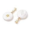 3Pcs 3 Styles Natural Baroque Keshi Pearl Pendants PALLOY-JF05209-2