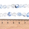 Blue Watermelon Stone Glass Beads Strands GG-CBA9392-27-3