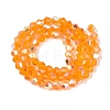 AB Color Plated Transparent Glass Beads Strands GLAA-G127-01-02B-3
