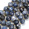 Natural Dumortierite Beads Strands GG-CBA4A3B-A07-2