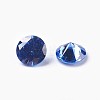 Cubic Zirconia Pointed Back Cabochons ZIRC-WH0001-B10-2
