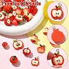 10Pcs Opaque & Transparent Resin Pendants CRES-CJC0011-007P-3