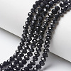 Opaque Solid Color Imitation Jade Glass Beads Strands EGLA-A044-P8mm-D18-1