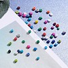 24 Colors Glass Seed Beads SEED-YW0001-01-4mm-7