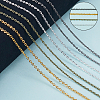 DIY Iron Cable Chains Bracelets Necklaces Making Kits DIY-SP0002-14B-4