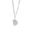 Stainless Steel Girl Shape Pendant Necklaces WT7593-2-1