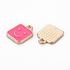 Alloy Enamel Charms ENAM-T016-13-RS-4