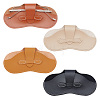 AHADEMAKER 4Pcs 4 Colors Imitation Leather Glasses Cases AJEW-GA0005-46-1