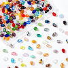  225Pcs 9 Color Opaque & Transparent Glass Beads GLAA-NB0001-64-4