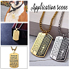 304 Stainless Steel Pendants STAS-UN0013-42RG-6