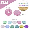 120Pcs Imitation Jade Glass Beads DGLA-FS0001-23-4
