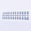 Solid Colors Matte Plastic False Nails Full Cover Fake Nails Tips MRMJ-T031-15-12-1