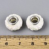 Opaque Resin European Beads RESI-T057-29M-3