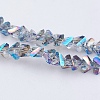 Electroplate Glass Beads Strands EGLA-J145-4mm-FR03-3