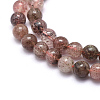 Natural Strawberry Quartz Beads Strands G-F364-07-8mm-1