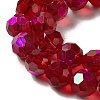 Electroplate Transparent Glass Beads Strands LS-EGLA-A035-T10mm-L07-3