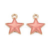 Alloy Enamel Charms ENAM-S121-024B-2